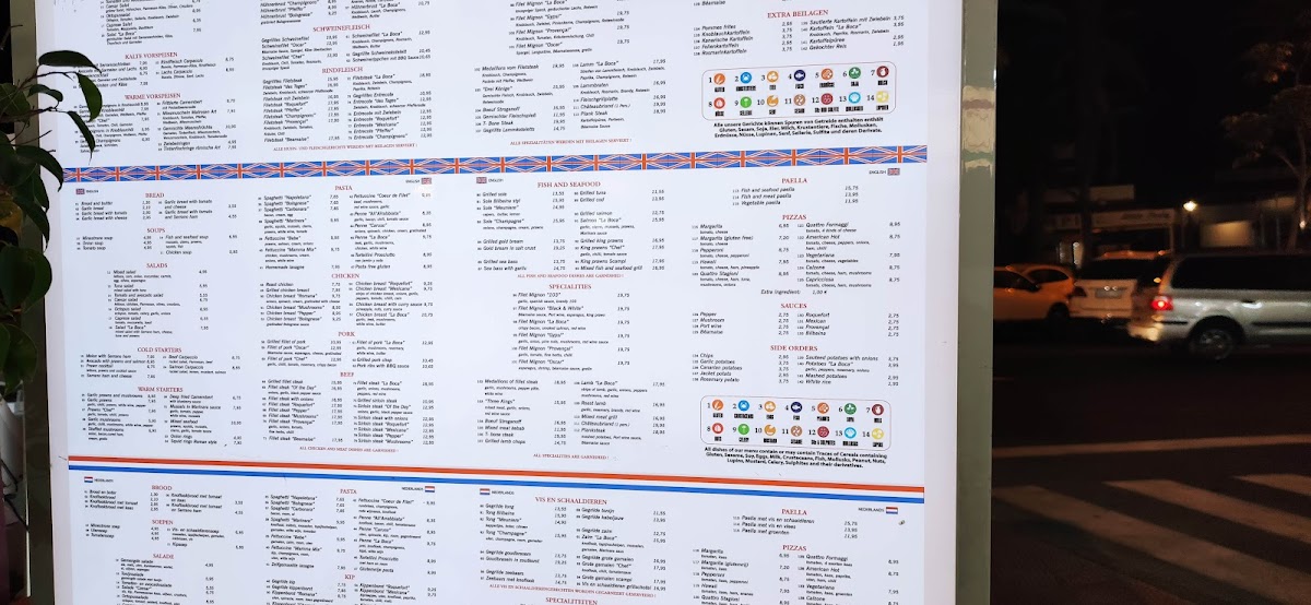 La Boca Restaurante Menu - Image 3